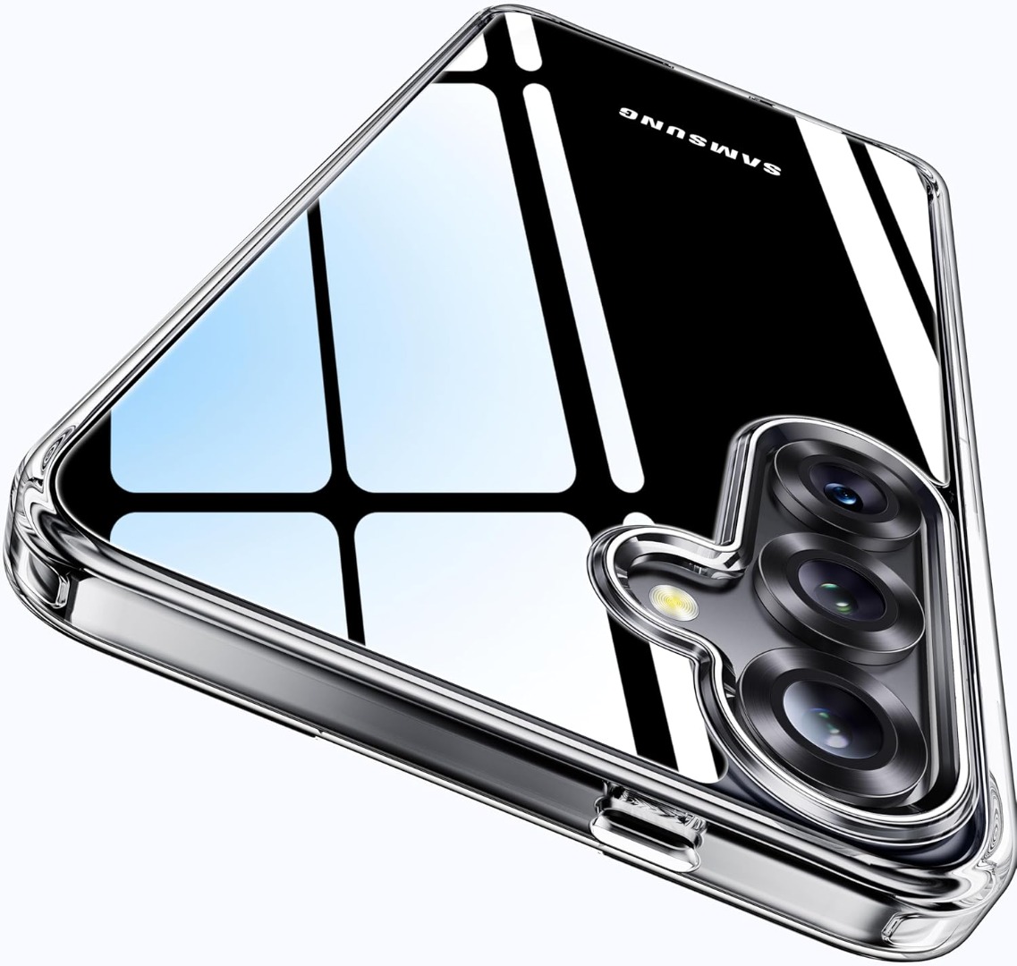Funda para teléfono Samsung Galaxy S25 Ultra / S24 FE transparente a prueba de golpes de silicona - Imagen 15 de 25