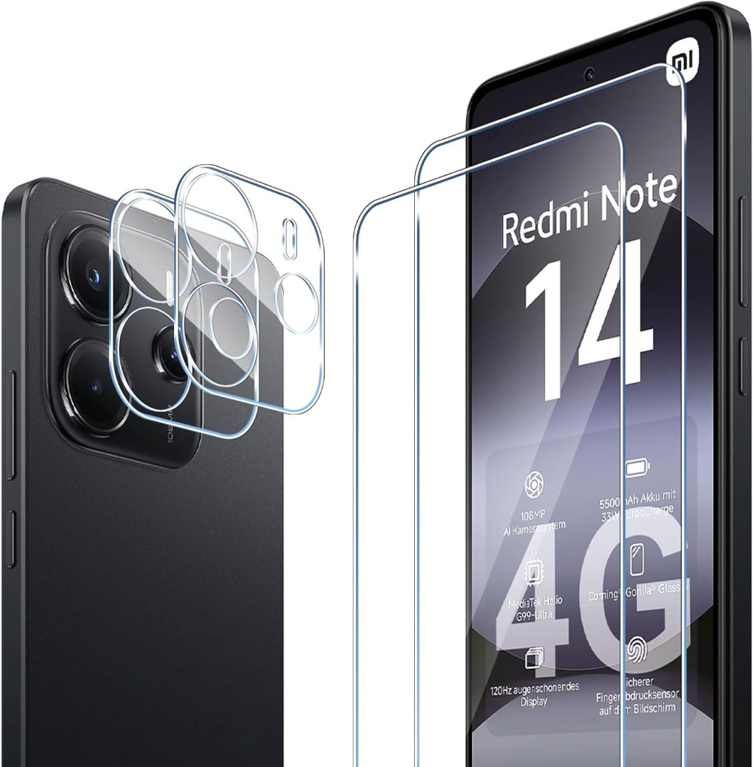 Xiaomi 14 Ultra Ibywind 2 Pièces Verre Trempé Pour Xiaomi Redmi Note 14 4G 6,67 Protection Xiaomi 14t