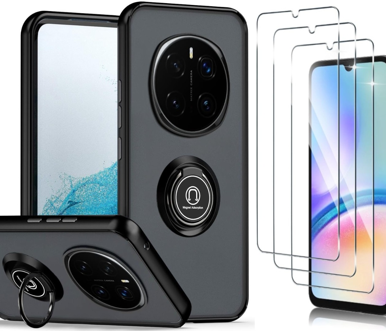 SO - Cover compatble con Oppo A94 5G Custoda, con Paraurt Arbag