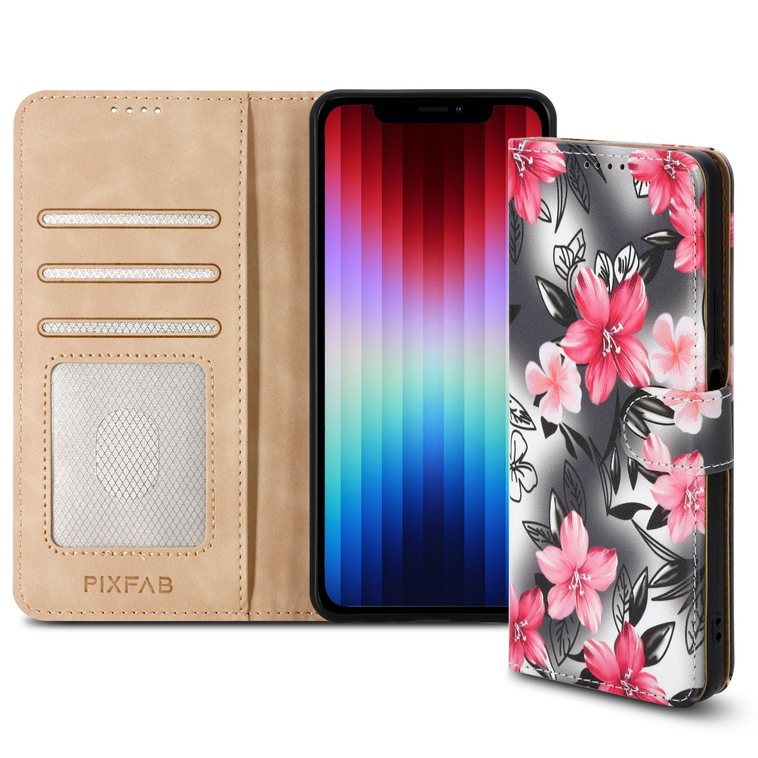 Hülle für Apple iPhone 16E 2025 SE Pro Leder Wallet Flip RFID Ständer Echt Cover - Bild 43 von 62