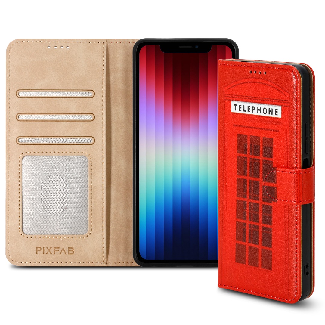 Hülle für Apple iPhone 16E 2025 SE Pro Leder Wallet Flip RFID Ständer Echt Cover - Bild 53 von 62