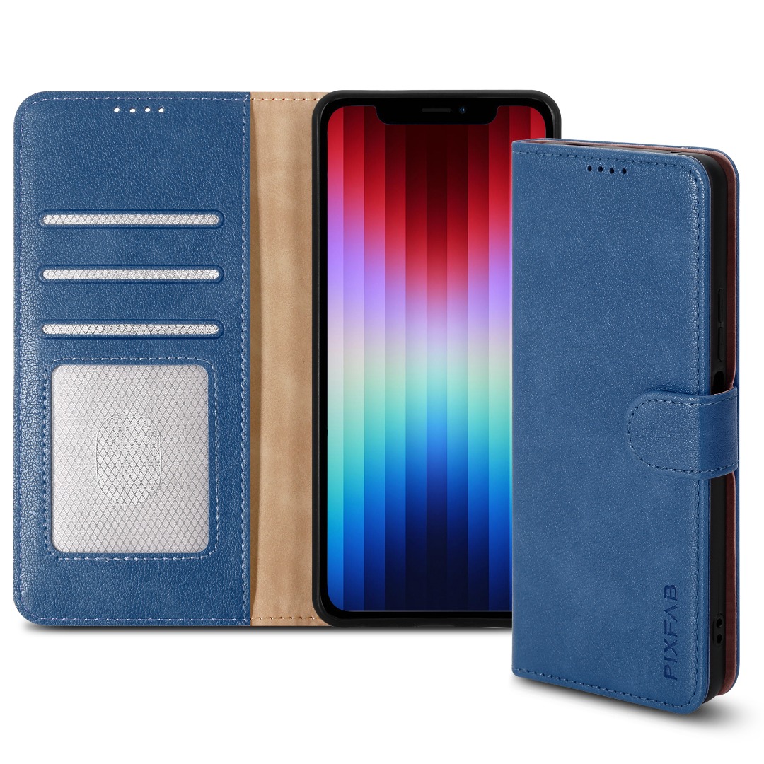 Hülle für Apple iPhone 16E 2025 SE Pro Leder Wallet Flip RFID Ständer Echt Cover - Bild 38 von 62
