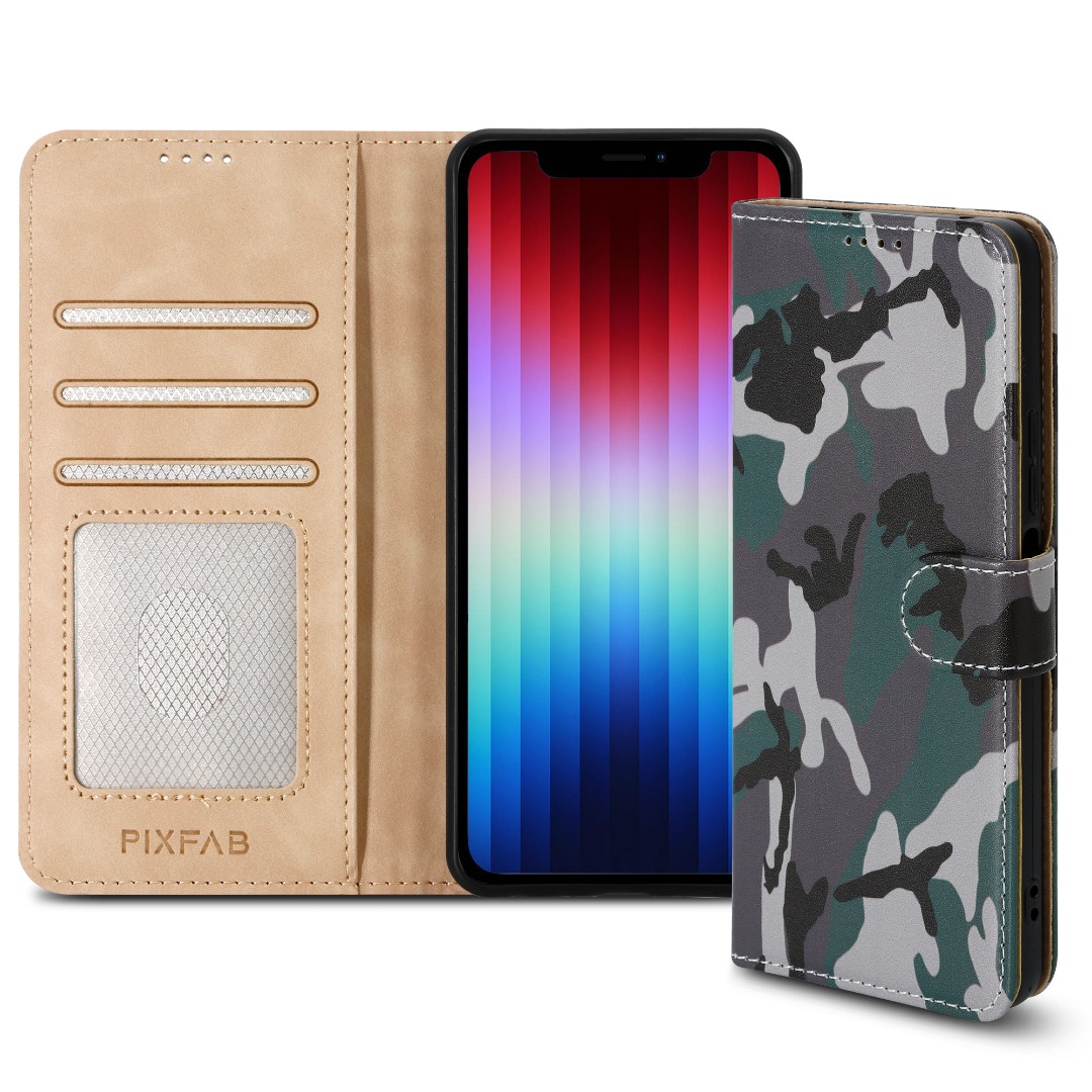 Hülle für Apple iPhone 16E 2025 SE Pro Leder Wallet Flip RFID Ständer Echt Cover - Bild 58 von 62