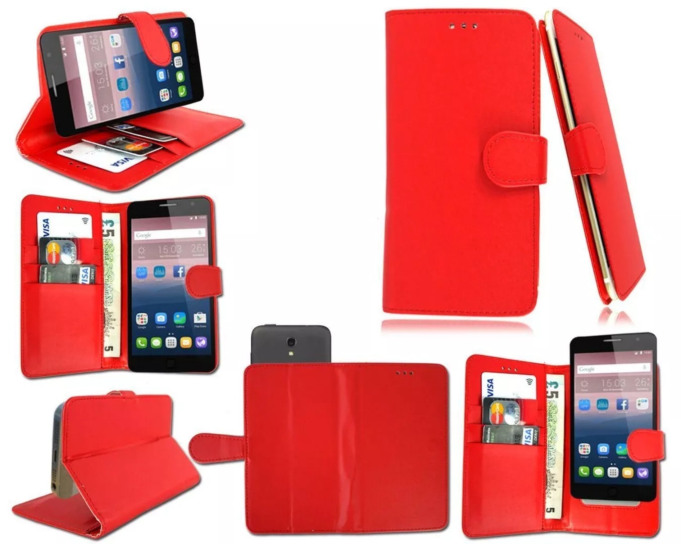 Nouveau Étui En Cuir Premium À Rabat Pour Téléphone Pour Doro Aurora A30 - Photo 18 sur 18