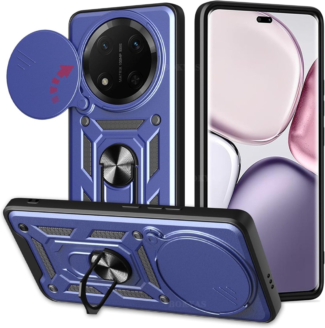 Case For Honor Magic7 6 Lite 5G Shockproof Ring ARMOUR Stand Phone Camera Cover - Picture 15 of 19