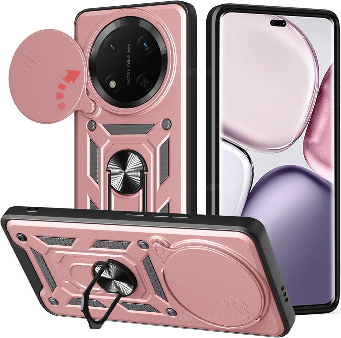 Case For Honor Magic7 6 Lite 5G Shockproof Ring ARMOUR Stand Phone Camera Cover - Picture 17 of 19