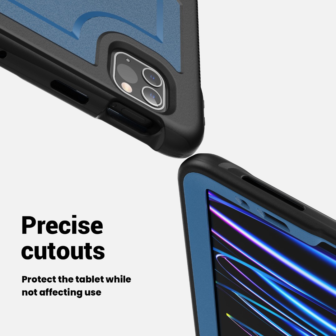 Custodia Subblim Clear Shock Custodia nera per iPad Pro 12,9 Custodia Subblim Clear Shock Custodia nera per iPad Pro 12,9