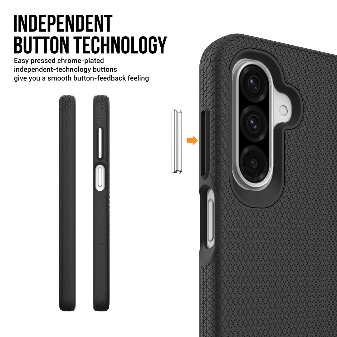 iPhone 16 Pro Max Case - Heavy Duty Phone Case - Custodia per telefoni pesanti, supporto Magsafe, con supporto per lenti in metallo, copertura protettiva antiurto di livello militare - HOLLIS