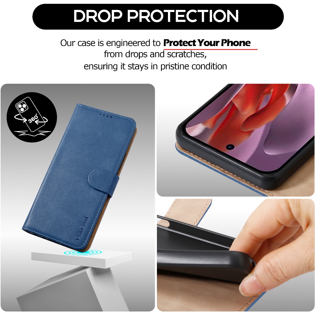 Custodia Pelle Pu Con Supporto Custodia Portafoglio Per Google