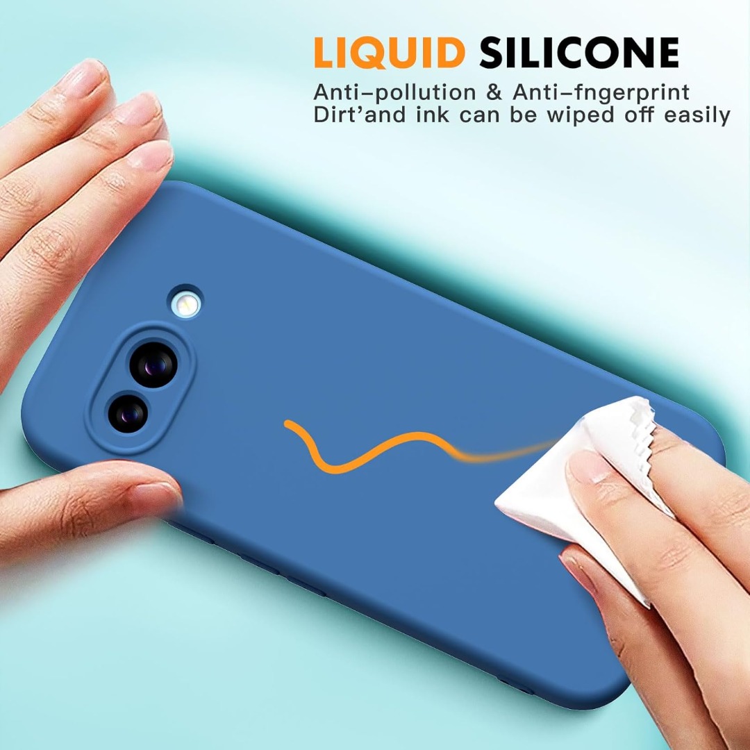 Panzer-Hülle Aus Flüssigem Silikon Für Google Pixel 9/9 Pro/9a – Stoßfest, Viele Farben