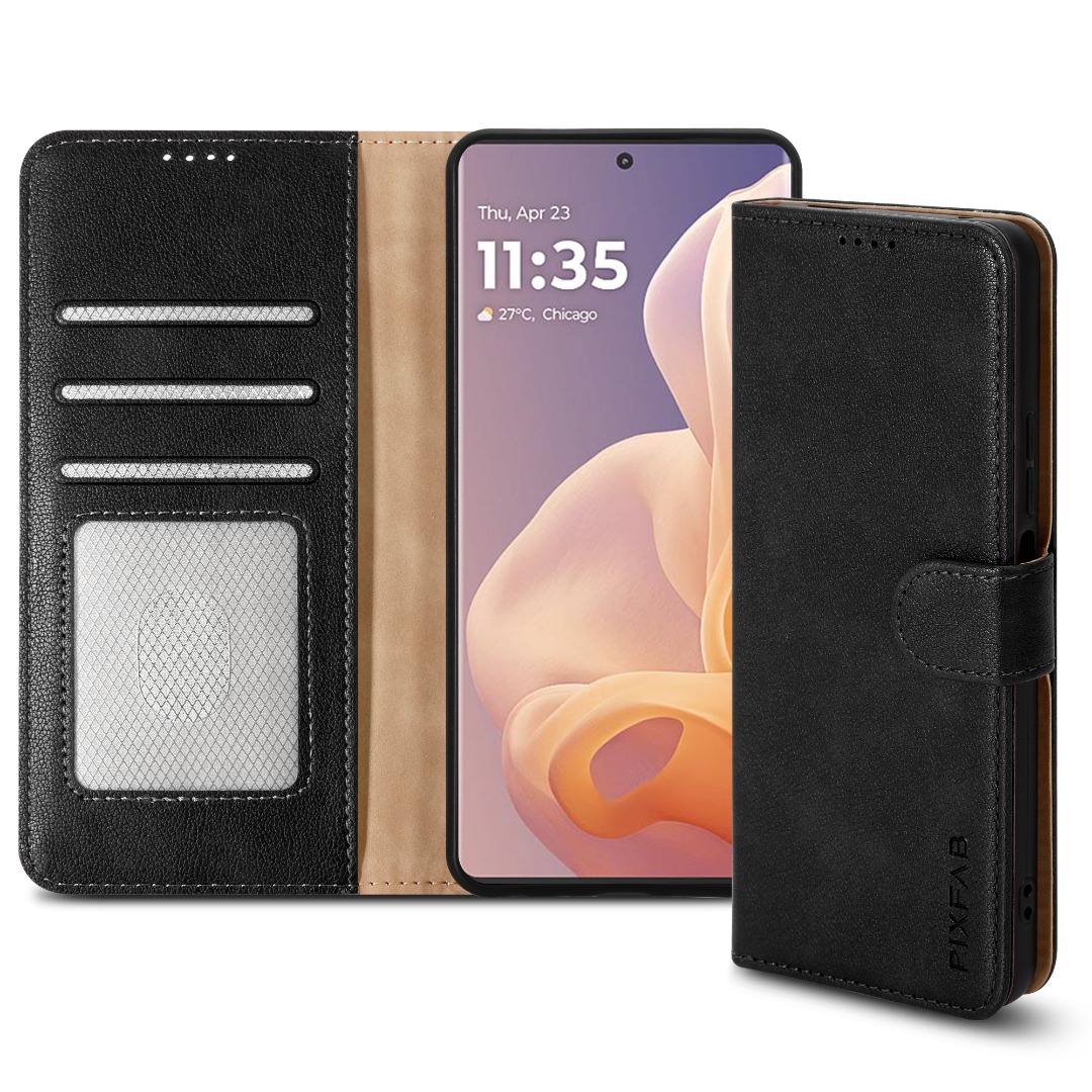 Étui Pour Motorola Bord 60Pro / Fusion Portefeuille Cuir Téléphone + Écran Verre - Photo 16 sur 19