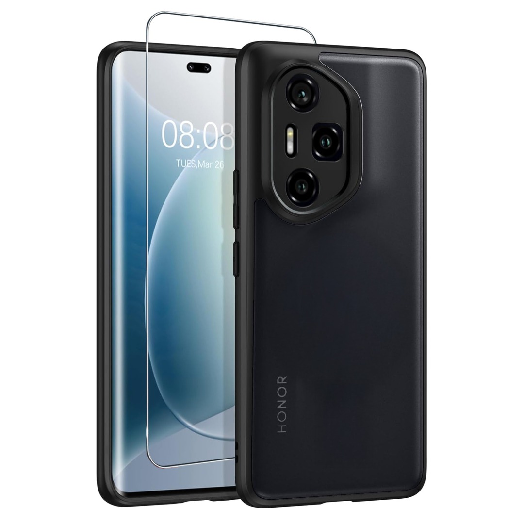 ILING Case For HONOR 400 5G, Military Grade Shockproof Heavy Duty Protective Phone Case Cover With Enhanced Metal Ring Kickstand [Support Magnet