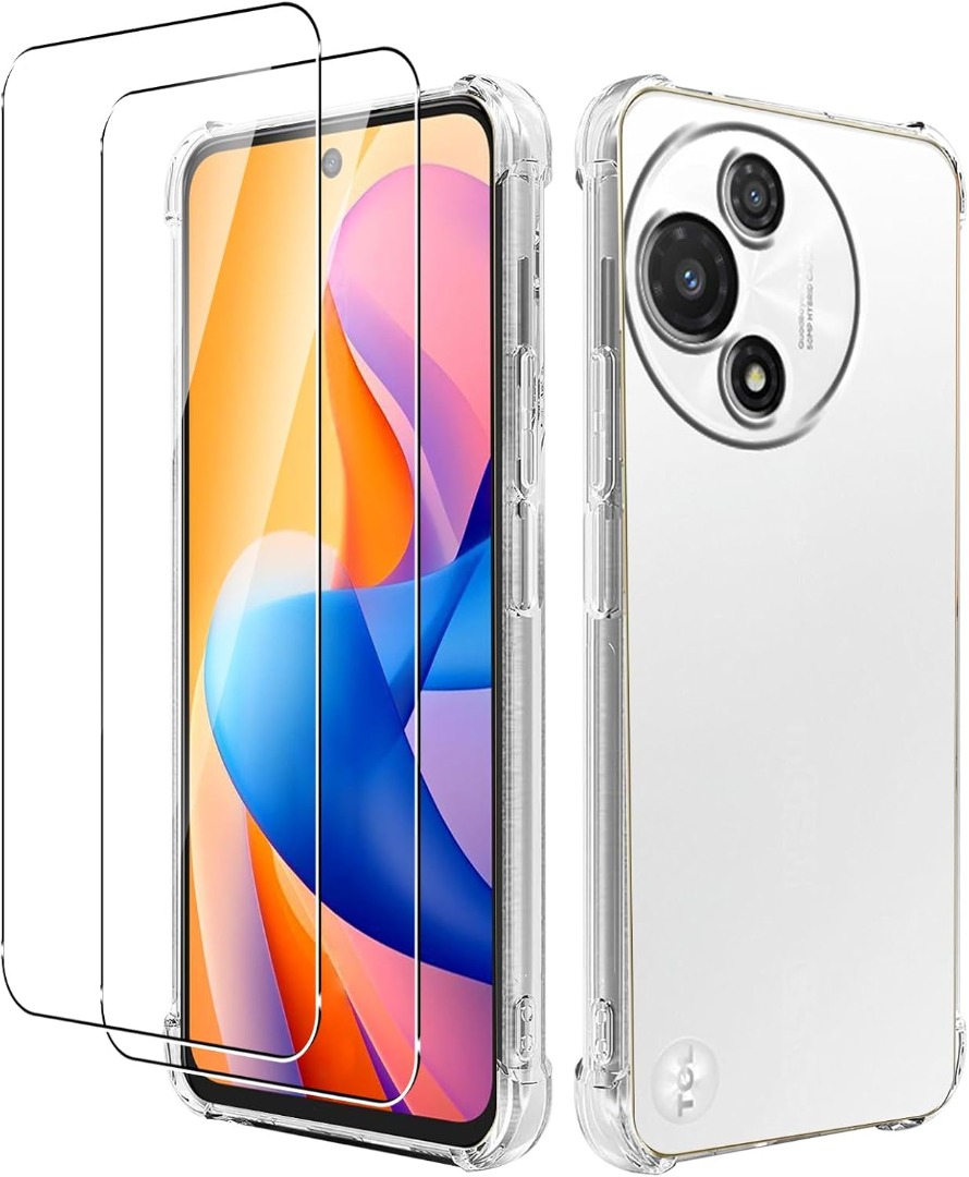 thumbnail image 2 of Transparent Slim TPU Case Cover For LG Q6 - Anti-Scratch, Flexible, Wireless Charging Compatible 2 of 2