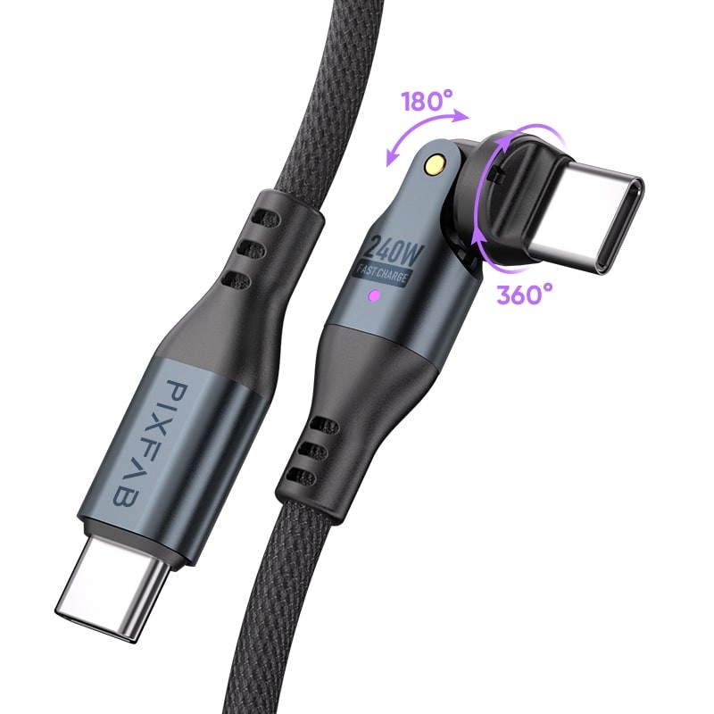Fast Charging 240W Type-C to Type-C Data Cable For Apple iPhone 16 15 Pro Max - Picture 13 of 15