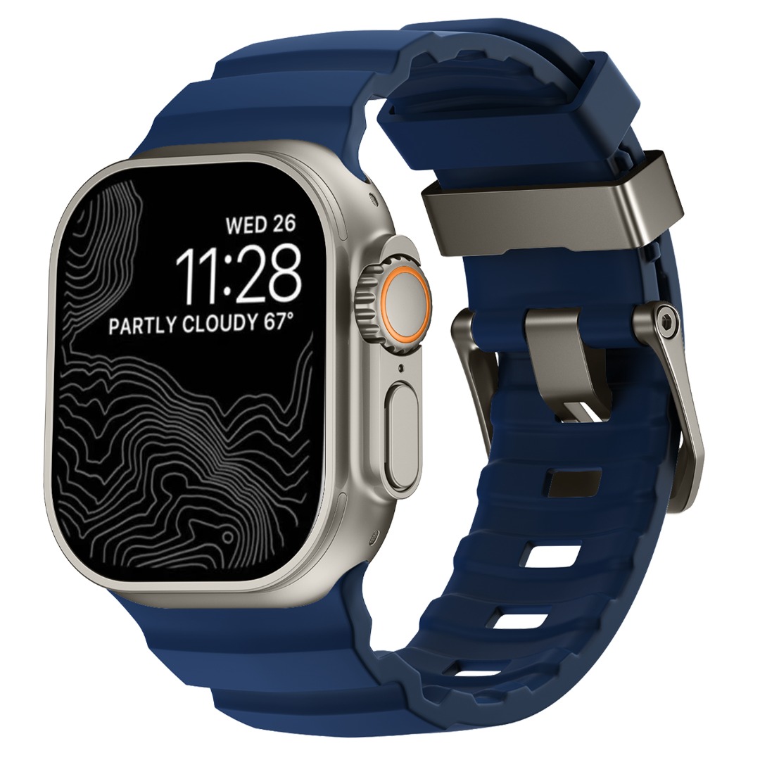 For Apple Watch Ultra 1/2 Strap Series SE 10/9/8/7/6/5/4/3 Silicone Band Strap - Picture 14 of 20
