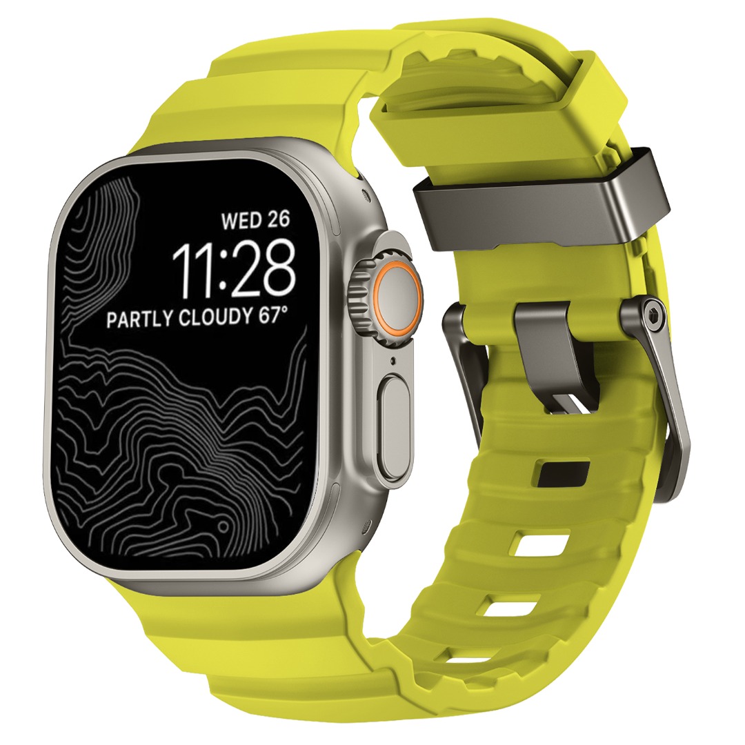 For Apple Watch Ultra 1/2 Strap Series SE 10/9/8/7/6/5/4/3 Silicone Band Strap - Picture 18 of 20