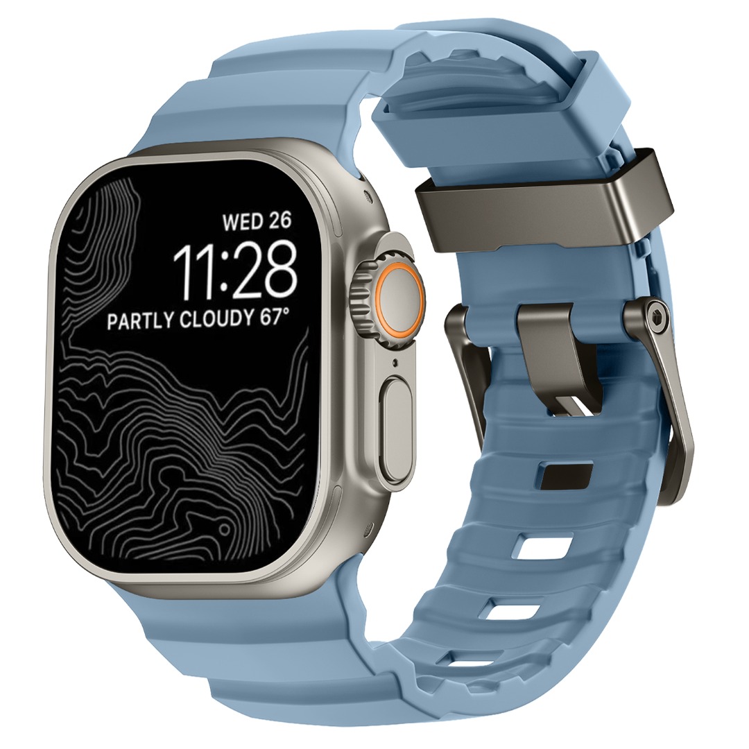 For Apple Watch Ultra 1/2 Strap Series SE 10/9/8/7/6/5/4/3 Silicone Band Strap - Picture 20 of 20