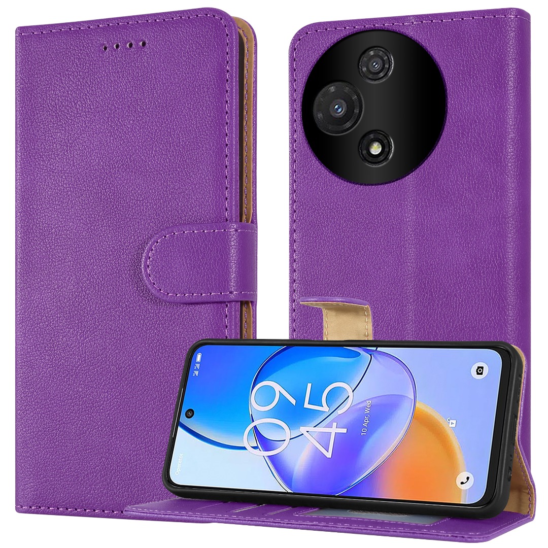 For TCL 60R 5G / 60 5G Case, Leather Wallet Flip RFID Blocking Stand Phone Cover - Picture 15 of 19