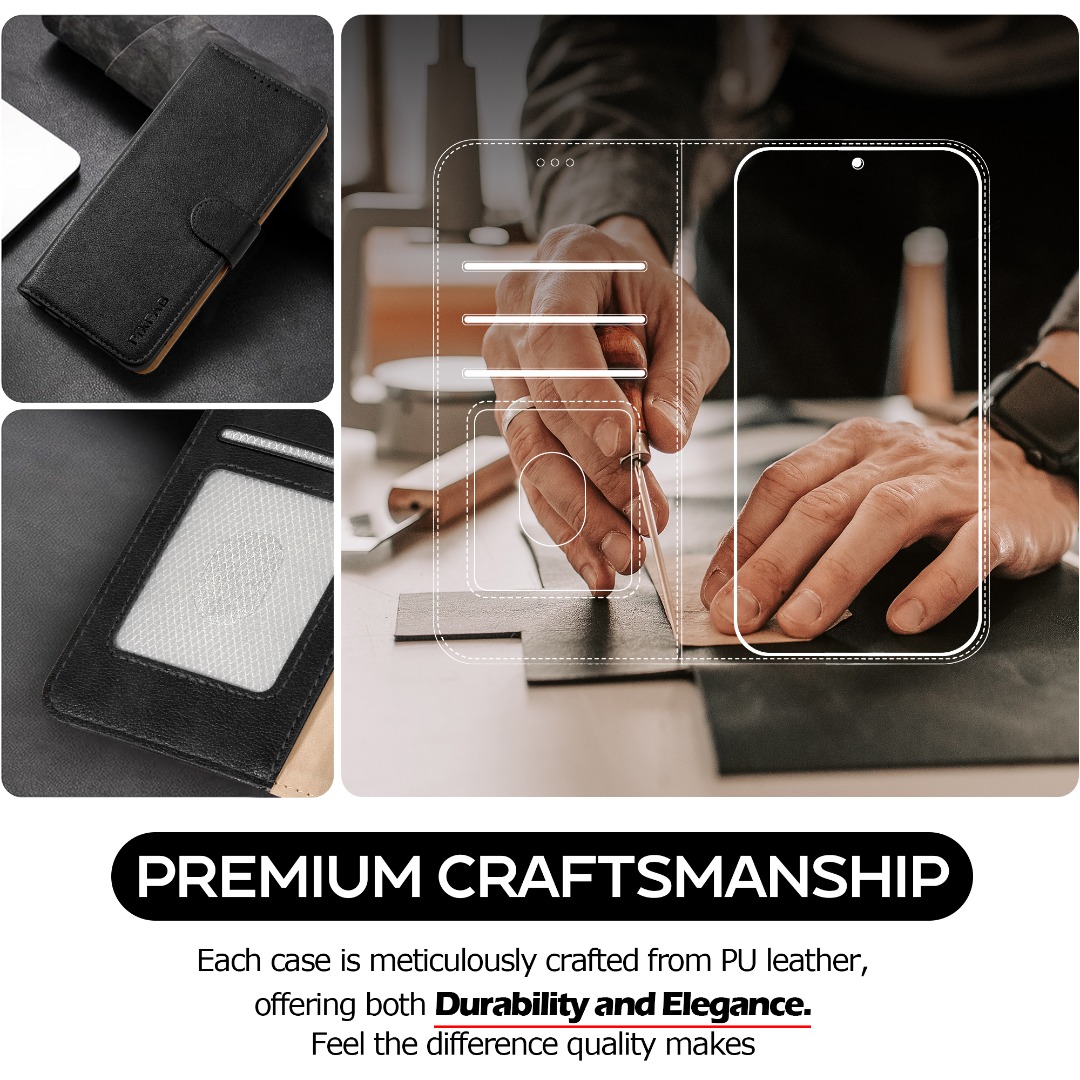 SONWO Cover per Huawei P40 Lite Flip Caso in PU Pelle Case