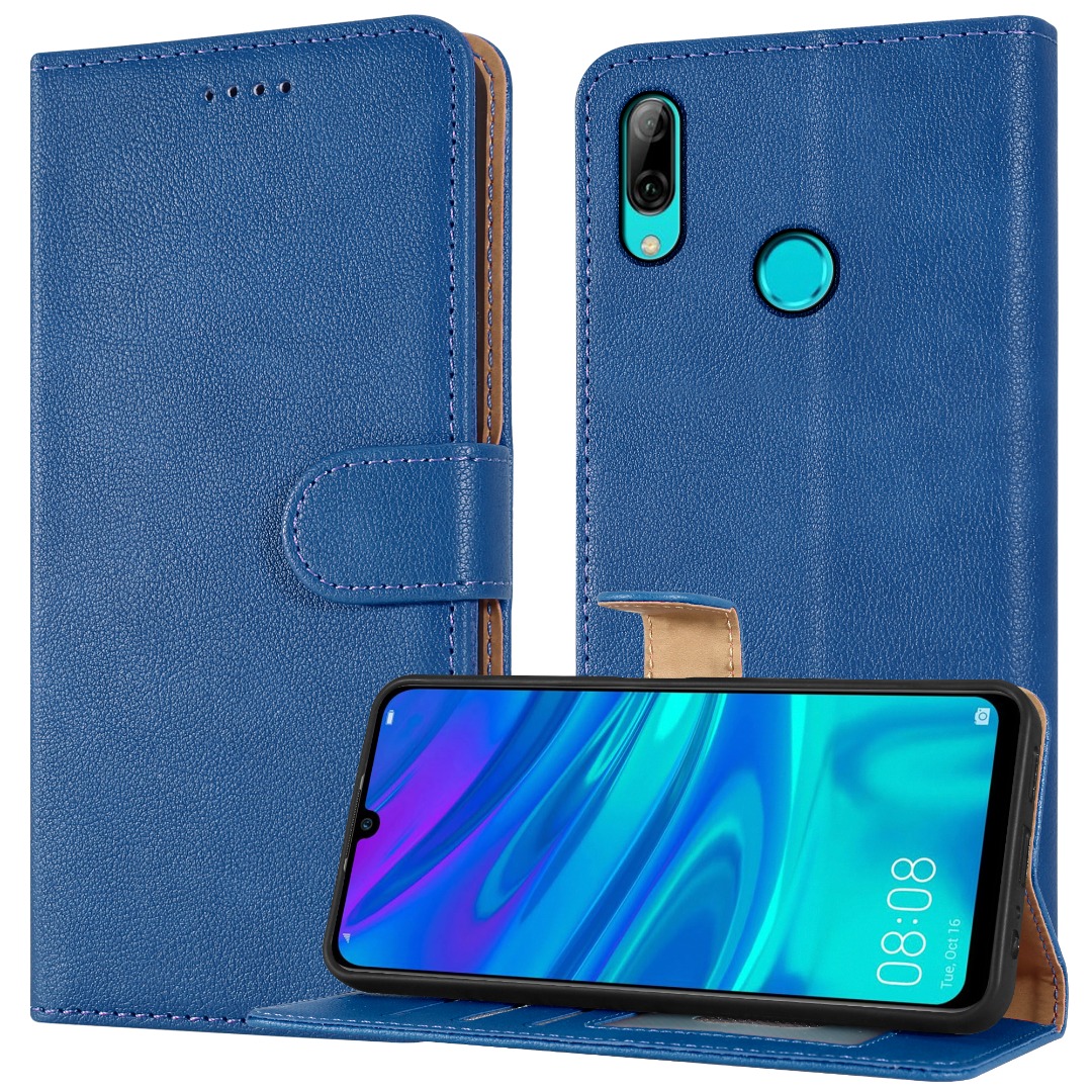 For Huawei P Smart 2019 Case, Leather Wallet Flip Phone Cover & Tempered Glass - Picture 14 of 18