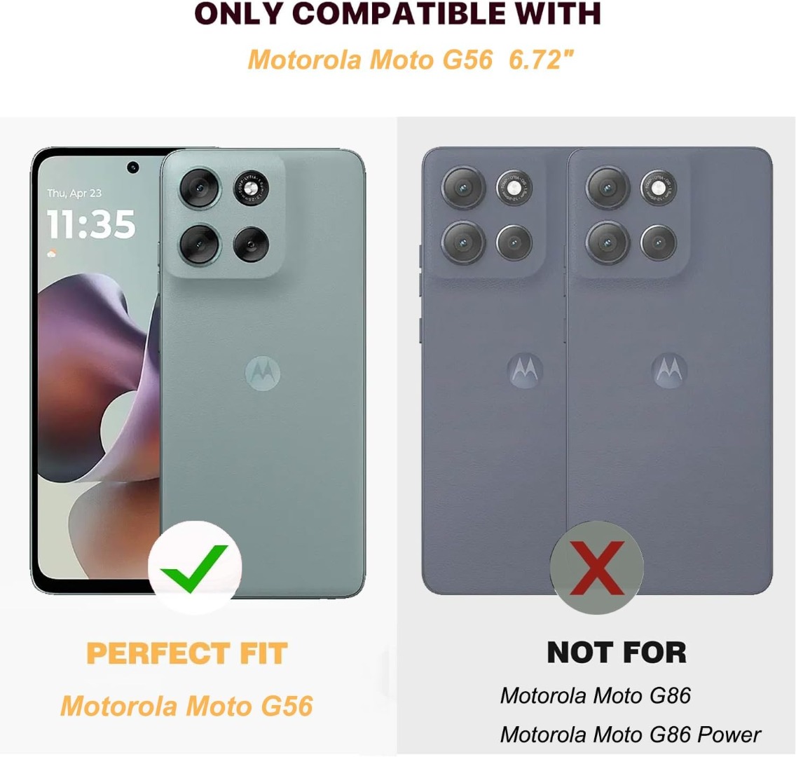 Per Motorola Moto G56 5G Custodia Trasparente Armatura Silicone Anti-urto Gel Per Motorola Moto G56 5G Custodia Trasparente Armatura Silicone Anti-urto Gel