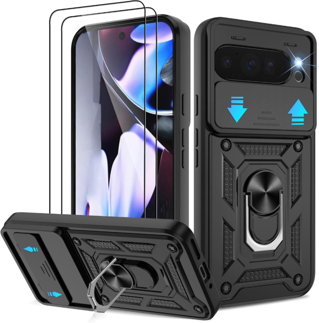 Case For Google Pixel 10 ProXL 9A ARMOUR Shockproof Phone Cover+Screen Protector - Picture 13 of 45