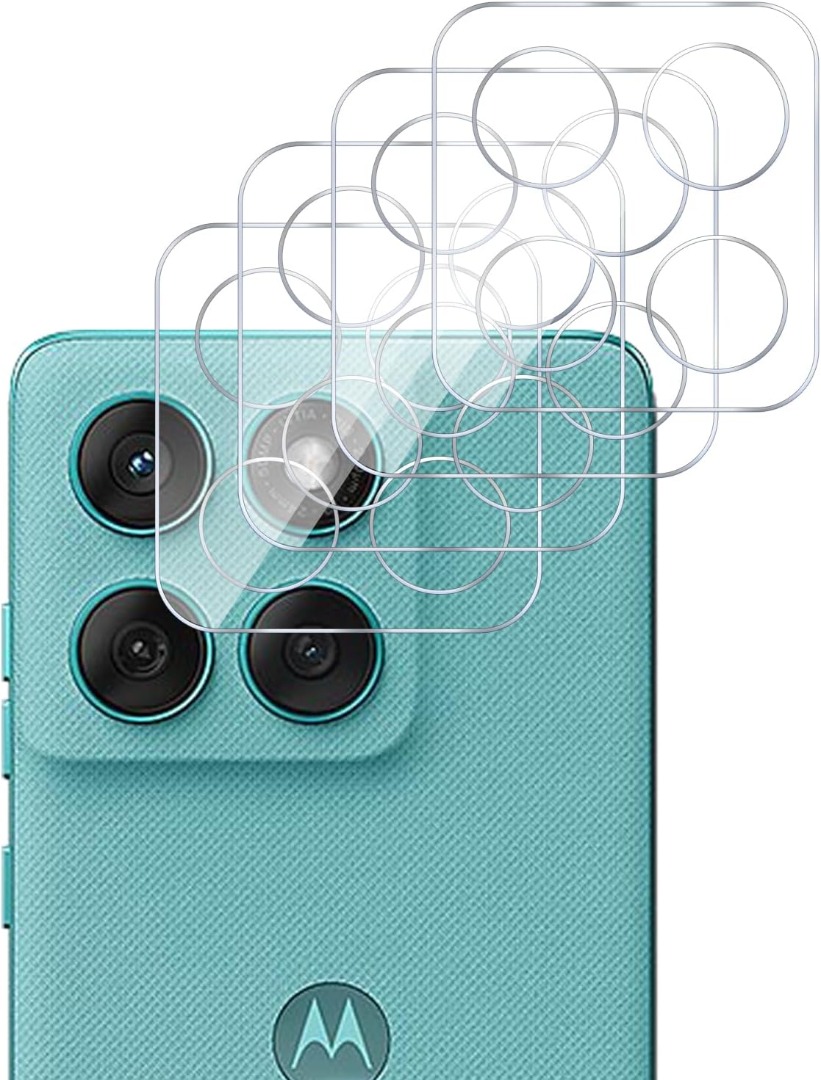 Effcotuo Custodia per Motorola Moto G56 5G Cover con 2 Pellicola Protettiva Vetro Temperato Case Trasparente Protettiva in Silicone TPU Custodia