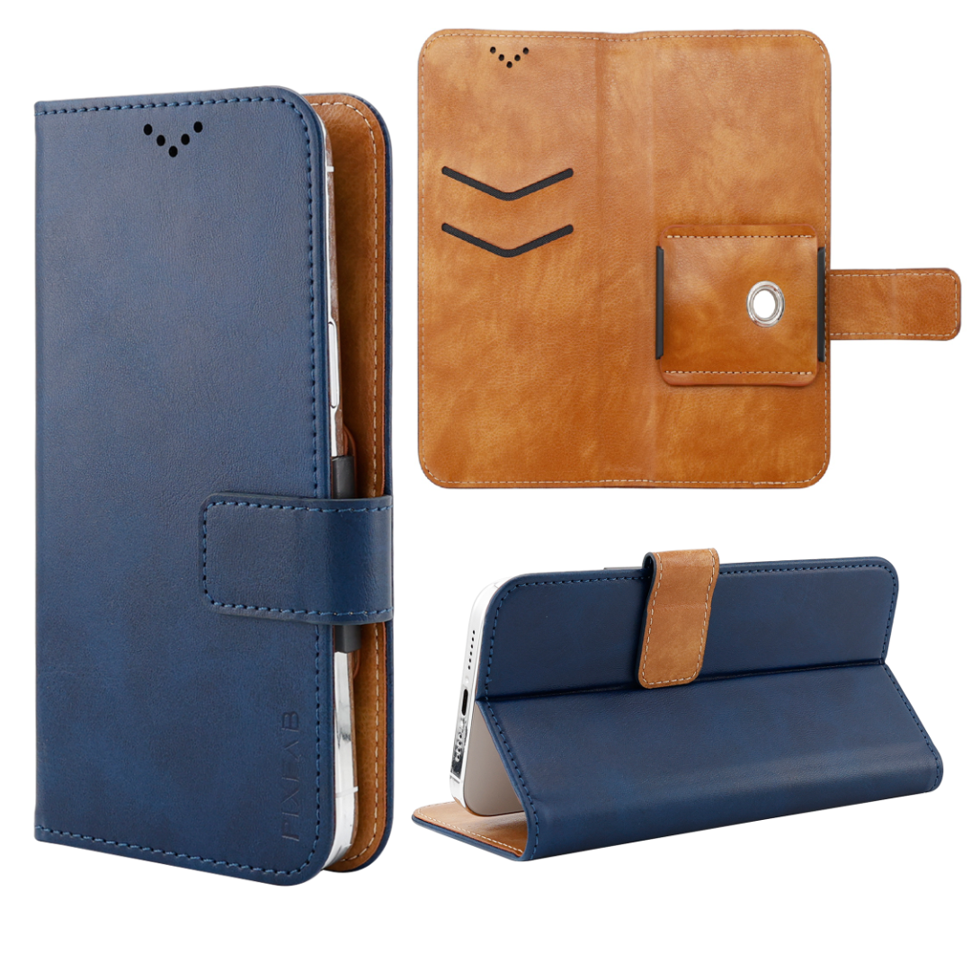 Universal Case Honor X5C Plus For Leather Wallet Flip Stand Magnetic Phone Cover - Picture 14 of 18