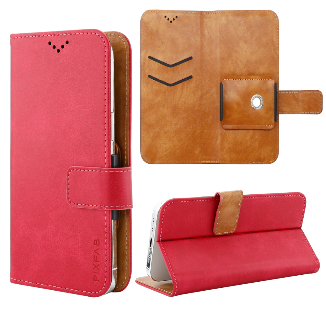 Universal Case Honor X5C Plus For Leather Wallet Flip Stand Magnetic Phone Cover - Picture 16 of 18