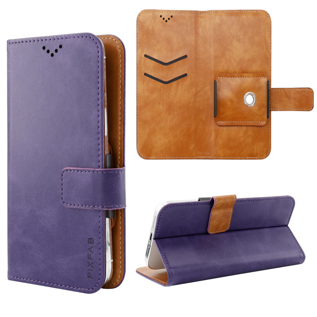 Universal Case Honor X5C Plus For Leather Wallet Flip Stand Magnetic Phone Cover - Picture 17 of 18