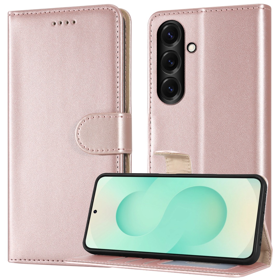 Funda Ultra de Cuero Billetera Abatible para Teléfono Samsung S25 FE / S25 + Pantalla de Vidrio - Imagen 50 de 91