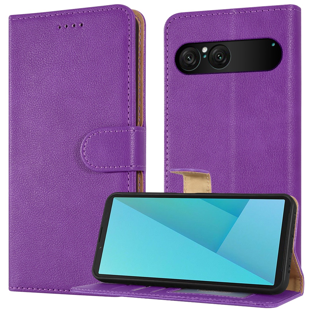 Für Sony Xperia 10 VII Hülle, Wallet Leder RFID Lock Klappe Fuß Case - Bild 14 von 19