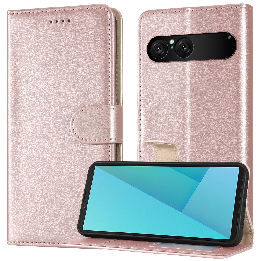 Für Sony Xperia 10 VII Hülle, Wallet Leder RFID Lock Klappe Fuß Case - Bild 16 von 19