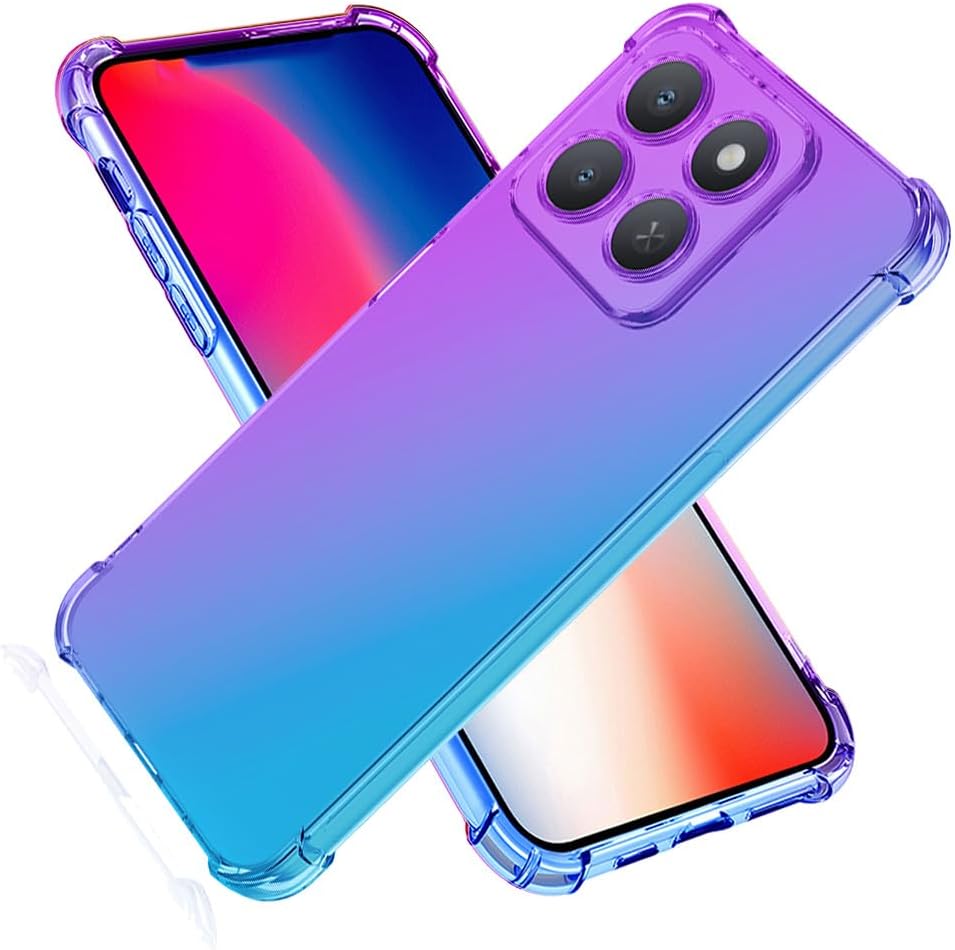 Custodia Per Honor X5c / X5c Plus – Copertura Scorrevole Per Fotocamera, Supporto Ad Anello 360° E Compatibilità Magnetica Auto