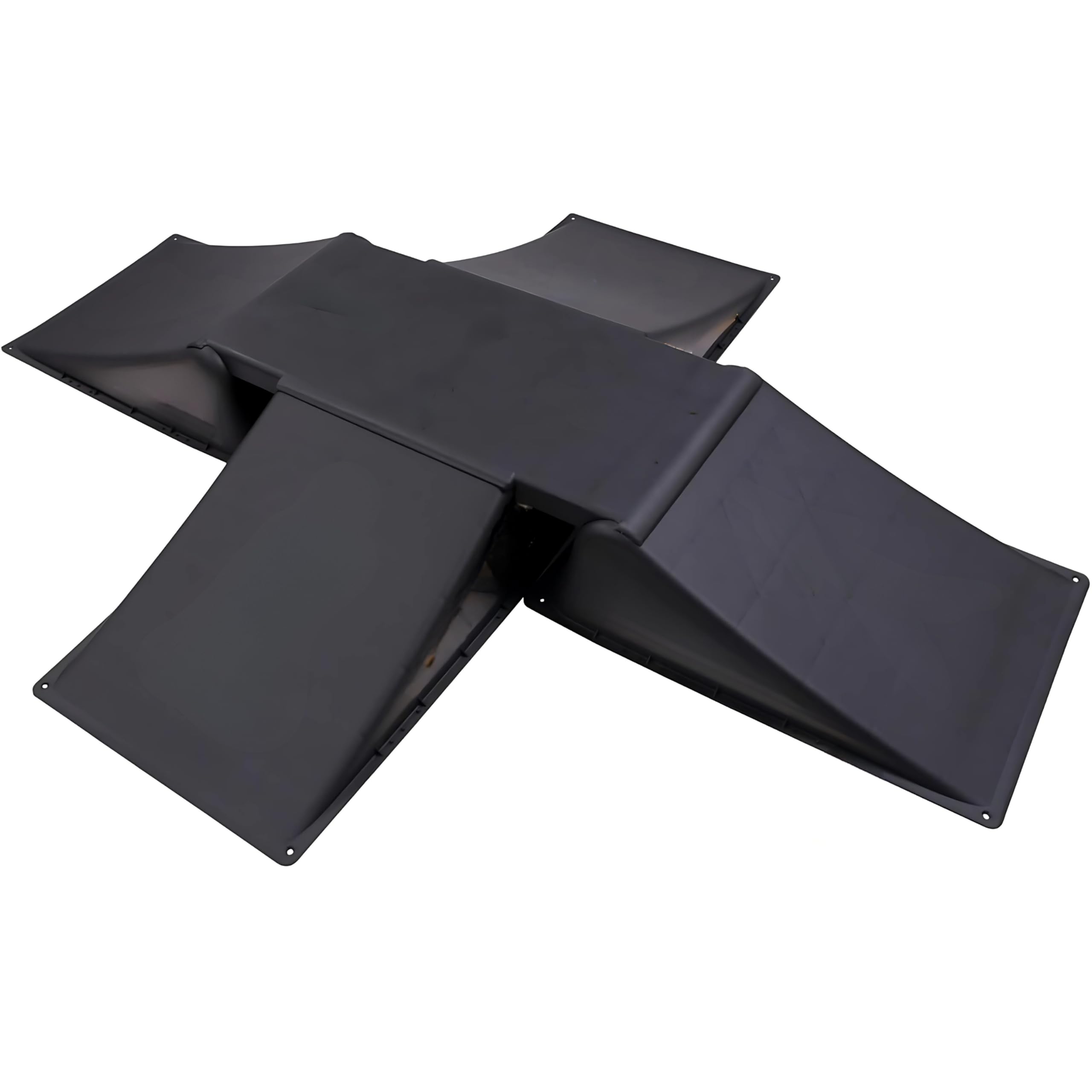 4 Way Multi Skate Ramp Set for Stunt Scooters Skateboards BMX Bike Roller Skates