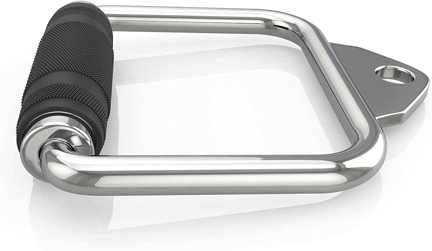 Stirrup Gym Single D Handle + Carabiner Cable Fly Attachment Gym Weight Lifting
