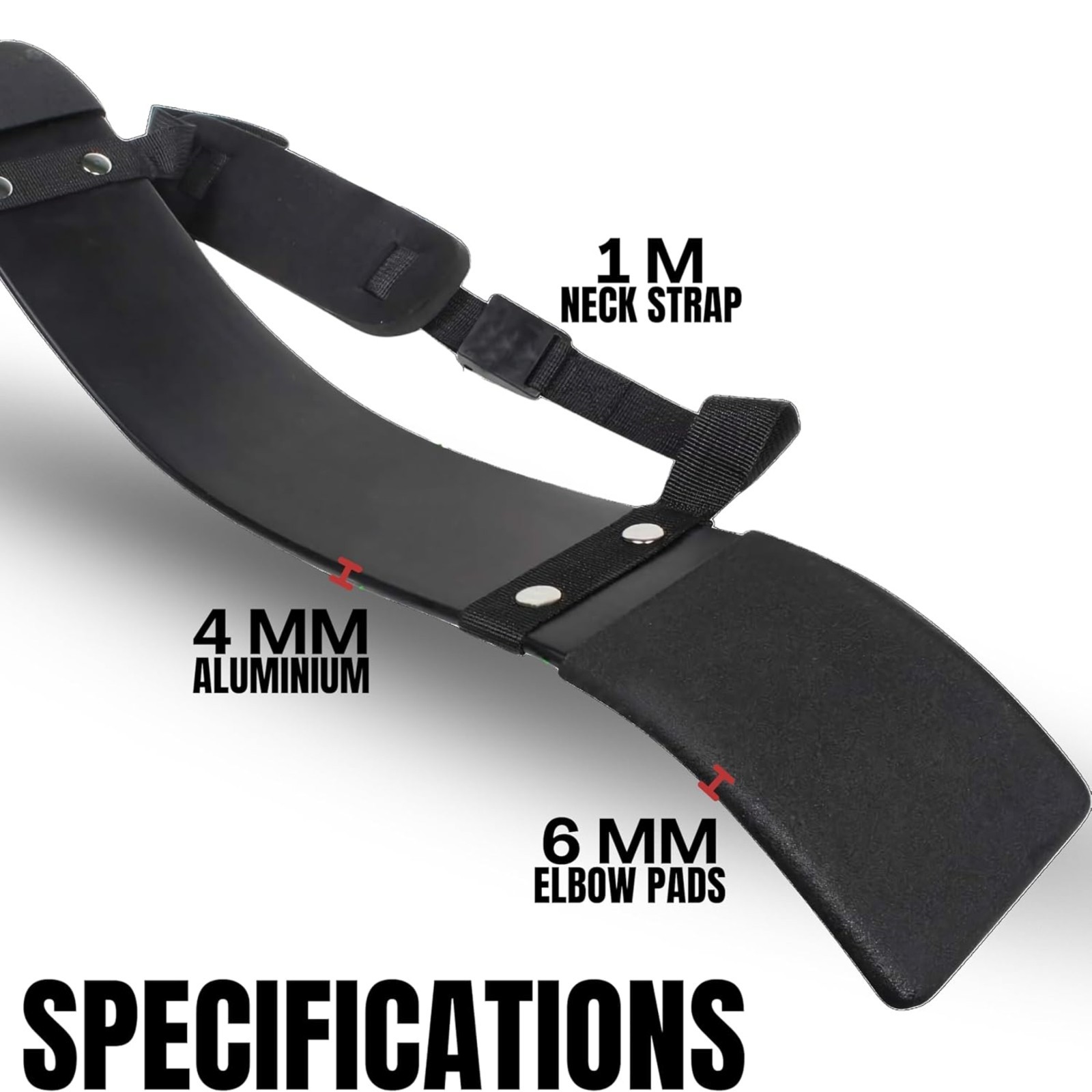 Arm Blaster Bicep Isolator Bar Strap Support Preacher Curls Body Building Gym