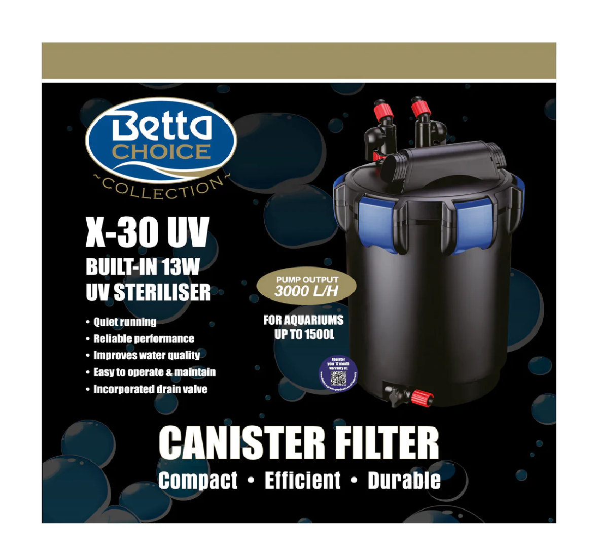 Betta Choice Cannister Built in Ultraviolet Sterilizer With Media and Fittings - Picture 10 of 13