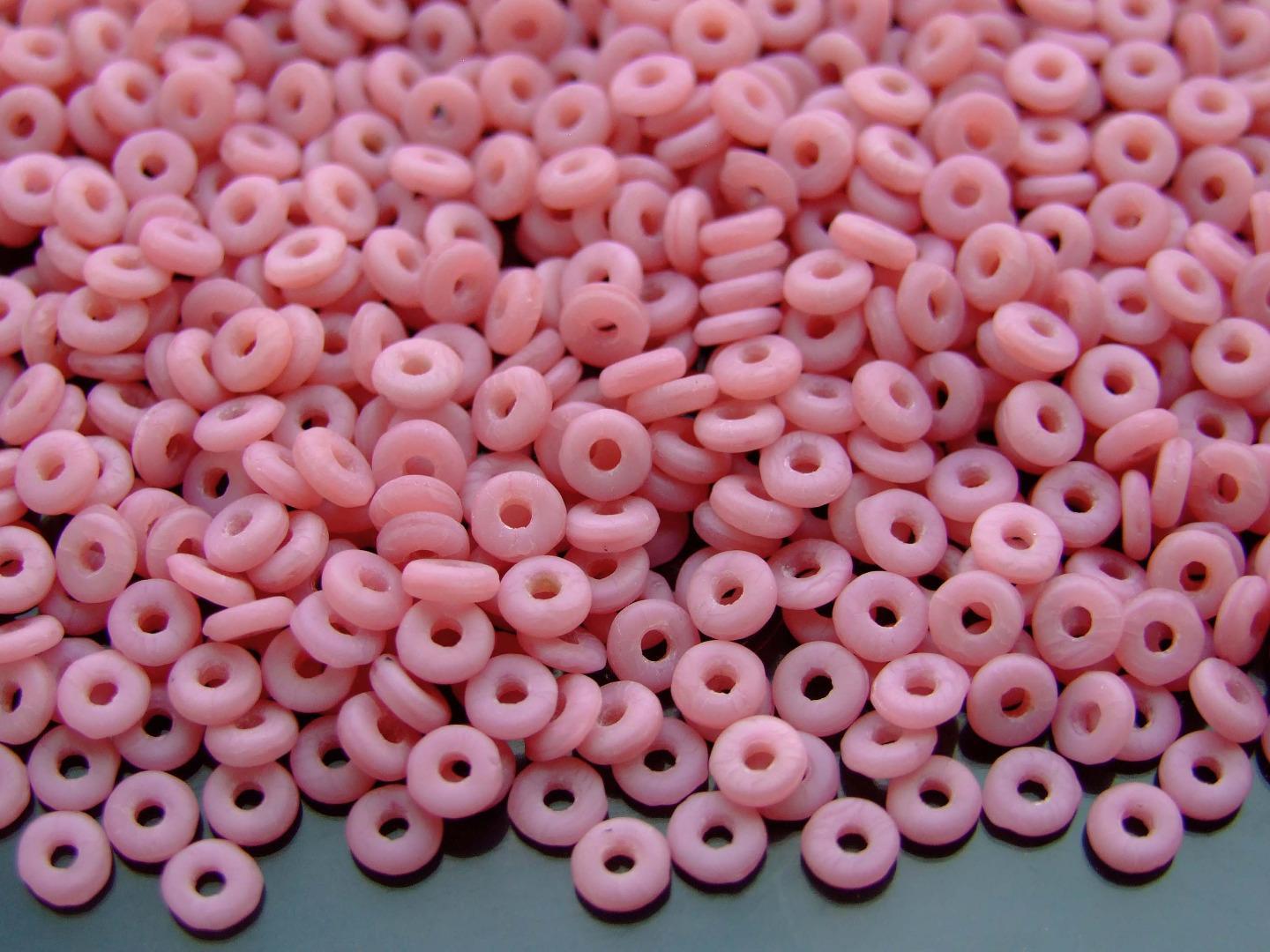 5g Czech O Bead 1x3.8mm Donut Ring approx 170pcs 56 Colors To Choose - Picture 3 of 58