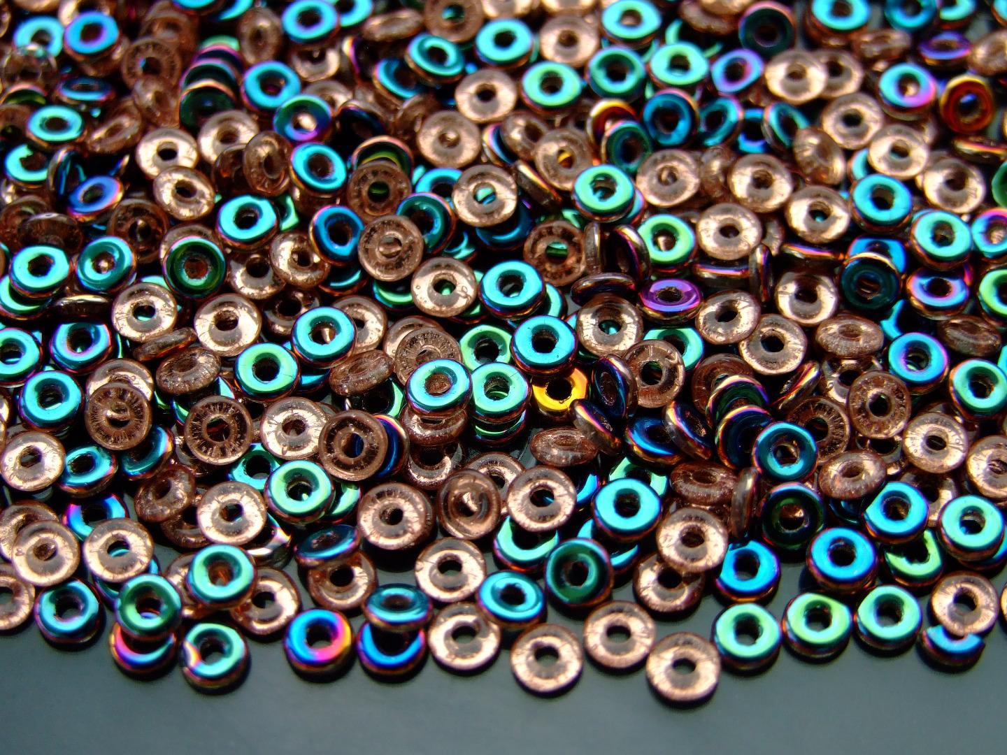 5g Czech O Bead 1x3.8mm Donut Ring approx 170pcs 56 Colors To Choose - Picture 33 of 58