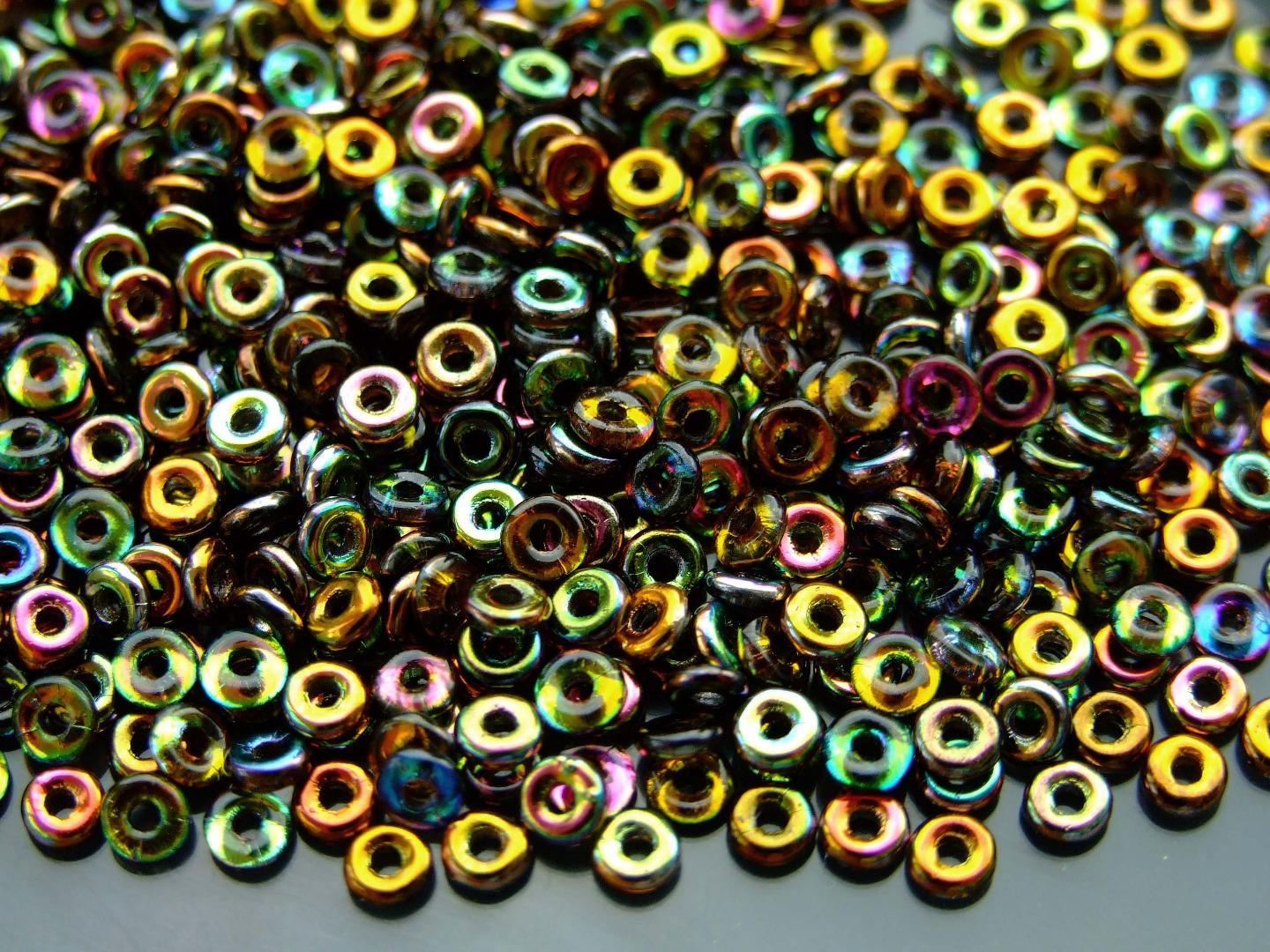 5g Czech O Bead 1x3.8mm Donut Ring approx 170pcs 56 Colors To Choose - Picture 35 of 58