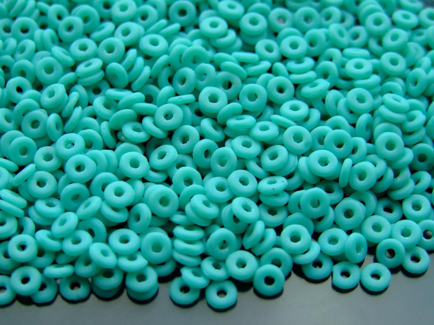 5g Czech O Bead 1x3.8mm Donut Ring approx 170pcs 56 Colors To Choose - Picture 40 of 58