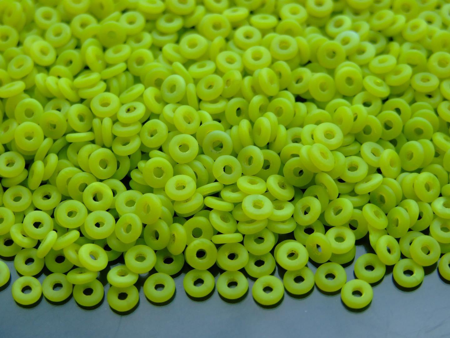 5g Czech O Bead 1x3.8mm Donut Ring approx 170pcs 56 Colors To Choose - Picture 44 of 58