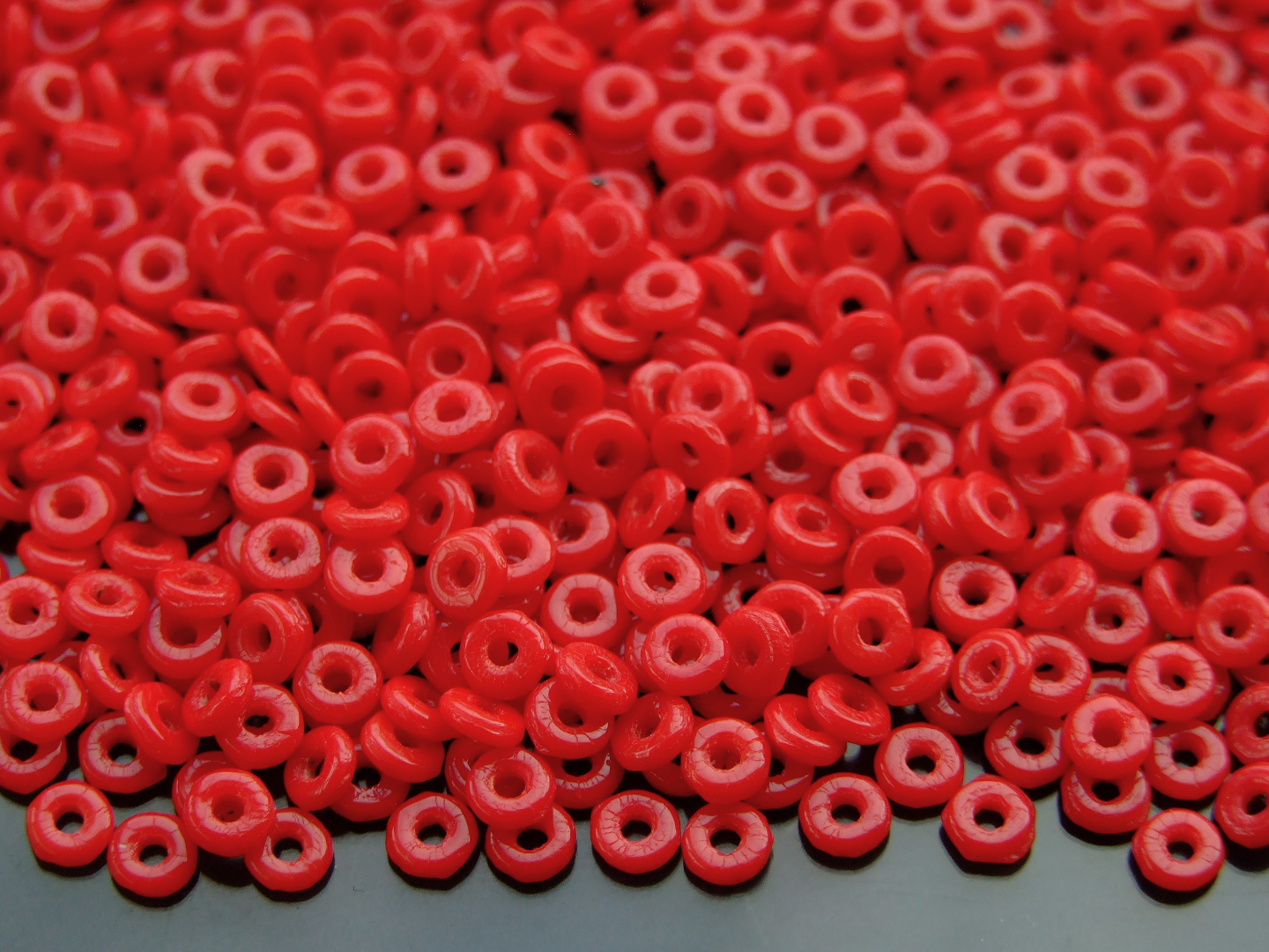 5g Czech O Bead 1x3.8mm Donut Ring approx 170pcs 56 Colors To Choose - Picture 50 of 58