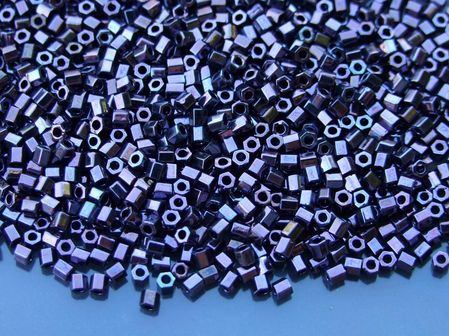 10g TOHO 8/0 Hexagon Japanese Seed Beads 3mm 16 Colors To Choose - Picture 11 of 17