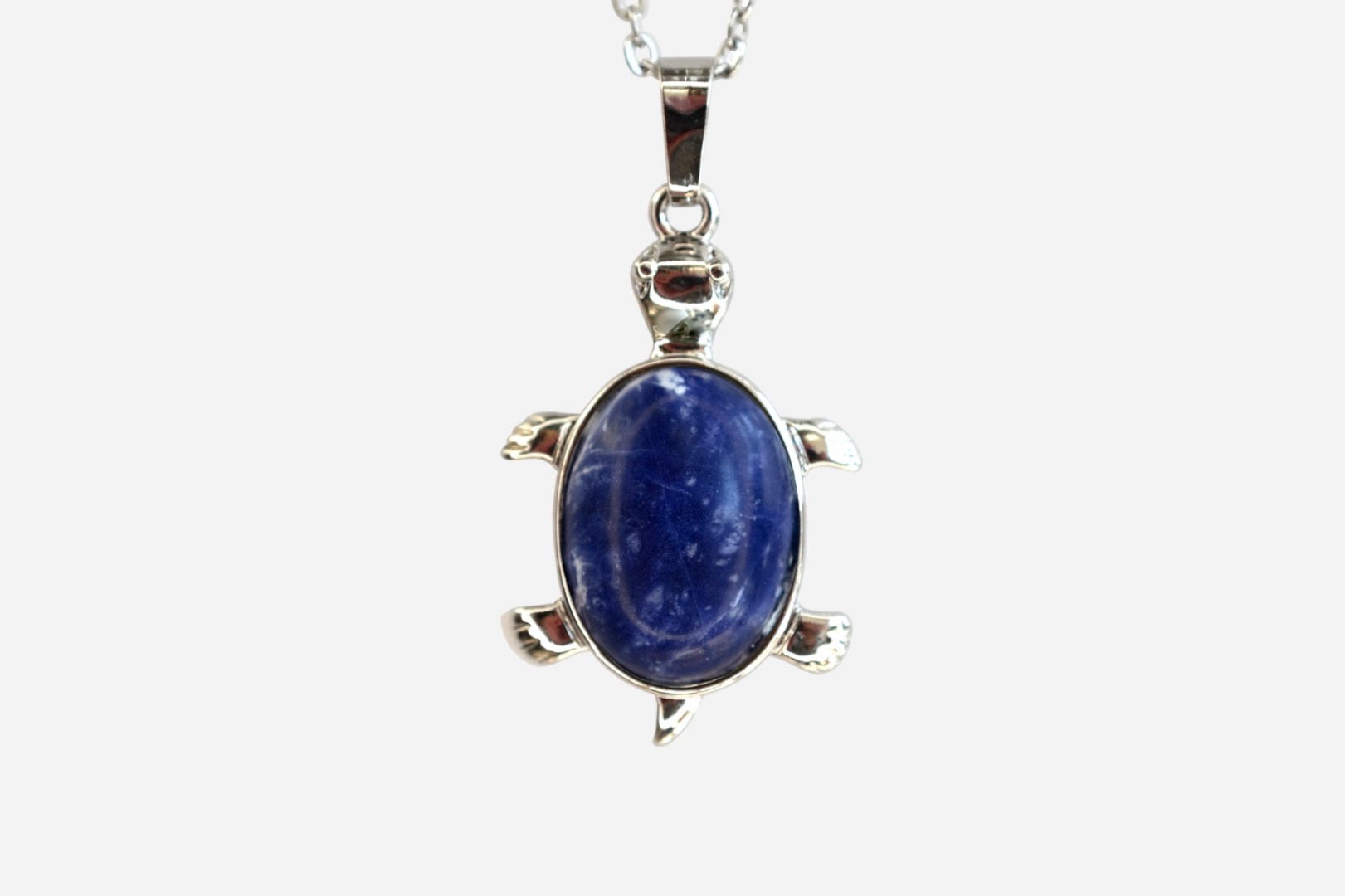 MYSTIC GEMS Turtle Natural Gemstone Pendant Necklace 50cm with Pouch - Picture 13 of 40