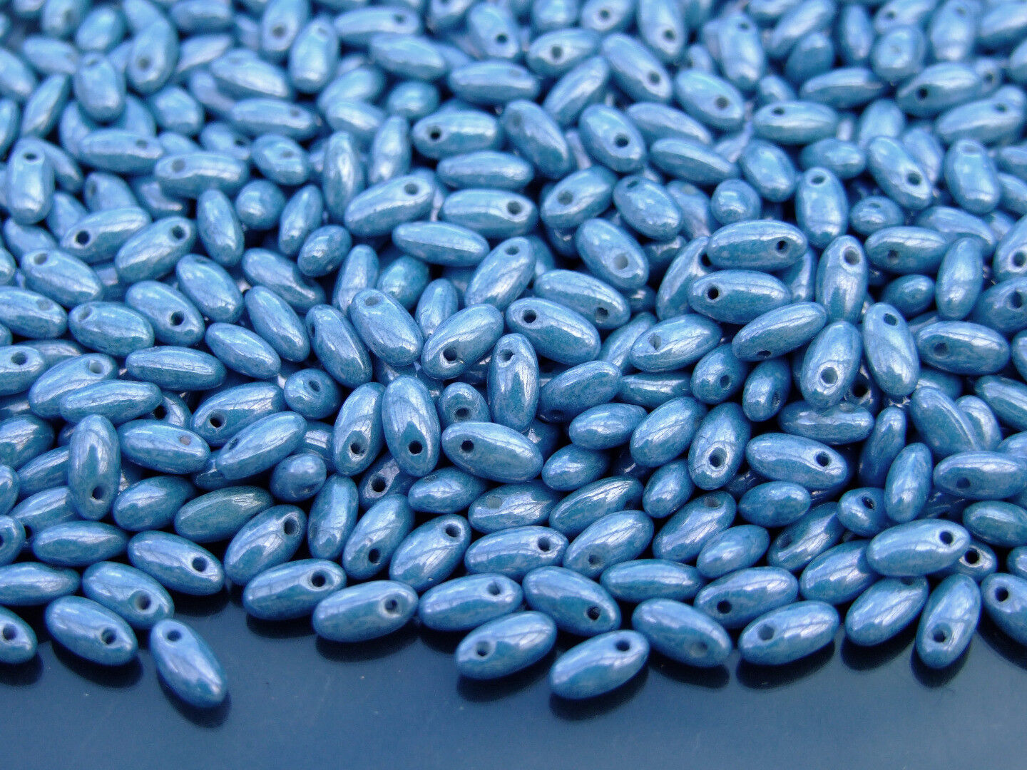 10g Rizo Czech Seed Beads 2.5x6mm 35 Colors to Choose Jewelry Making Beading - Picture 6 of 34