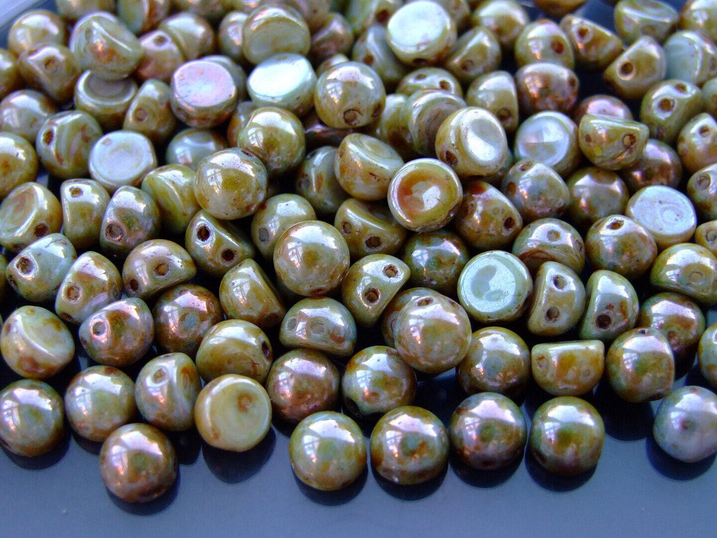 20x CzechMates Cabochon Czech Beads 7mm 50 Colors to Choose Jewelry Making - Picture 10 of 49