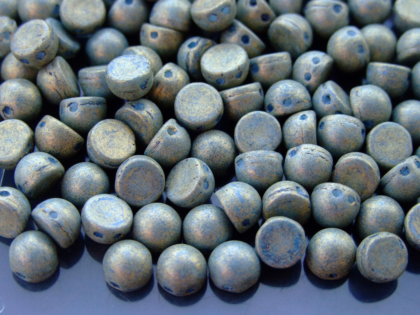 20x CzechMates Cabochon Czech Beads 7mm 50 Colors to Choose Jewelry Making - Picture 11 of 49