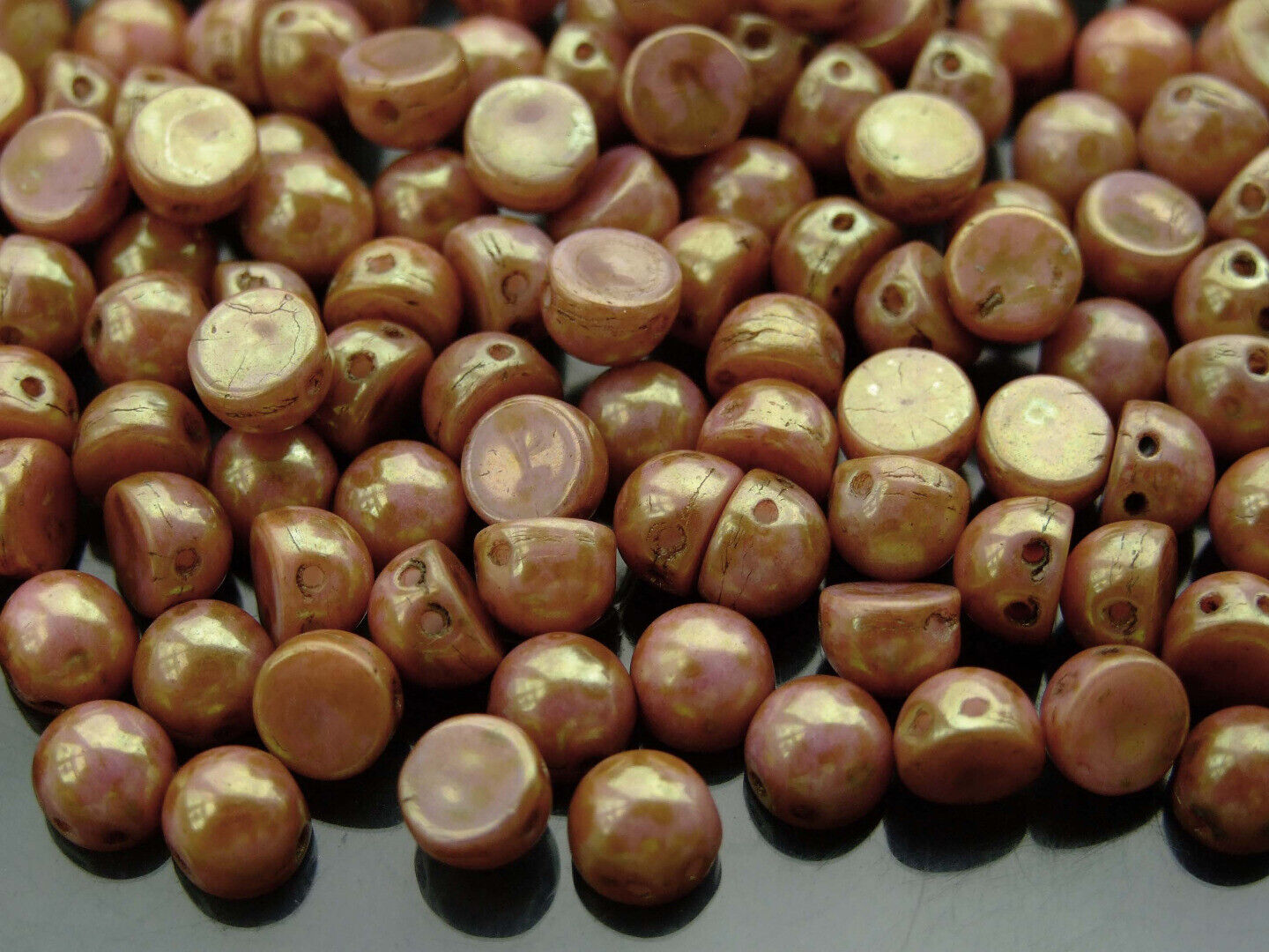 20x CzechMates Cabochon Czech Beads 7mm 50 Colors to Choose Jewelry Making - Picture 17 of 49